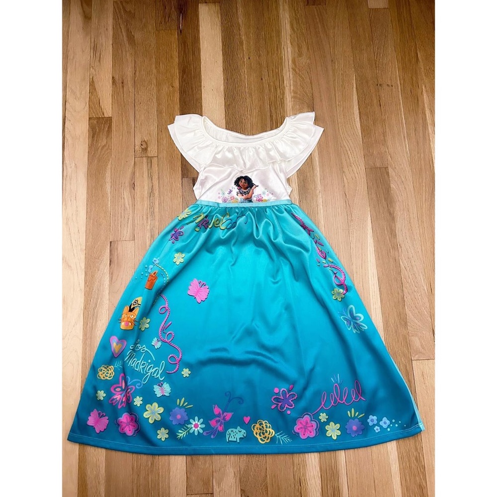 Disney Encanto Girls' Nightgown Costume Pajama - Picture 4 of 13